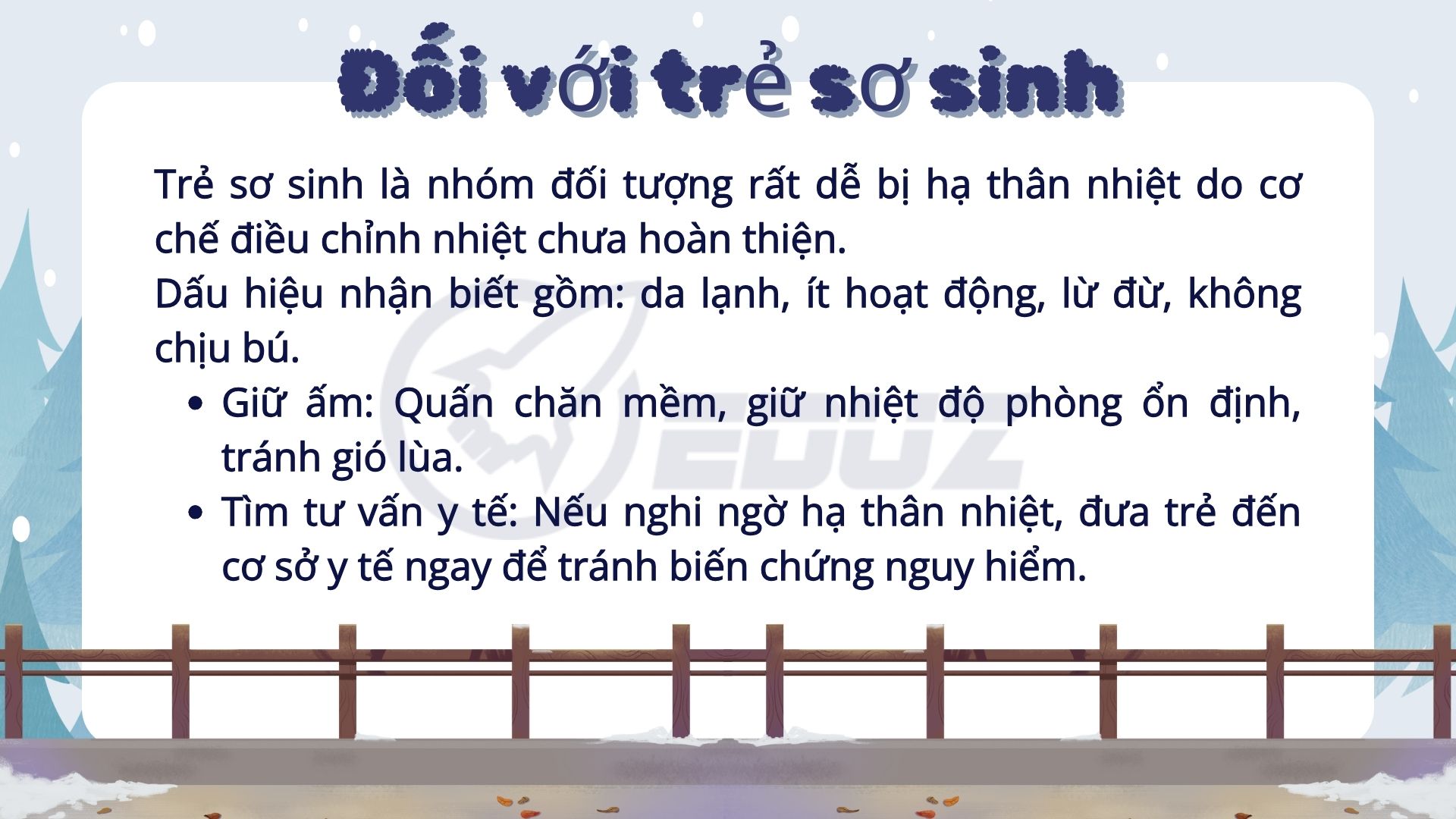 3. Hạ Thân Nhiệt ở Trẻ Em